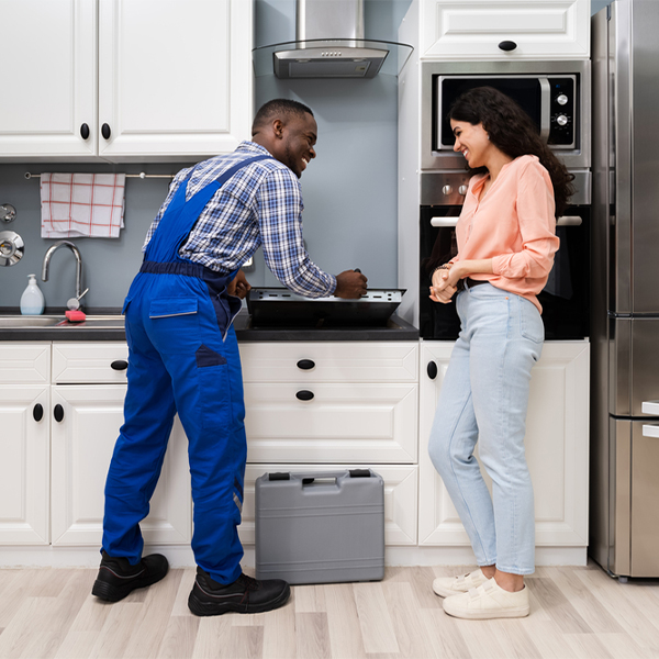 what kind of warranty do you offer on your cooktop repair services in Geneva MI